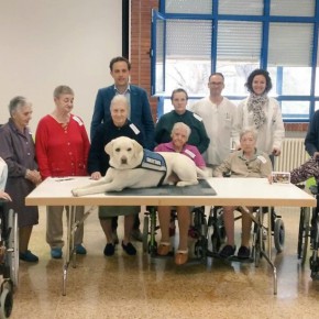 Las terapias asistidas por perros aprobadas a propuesta de C´s, de gran valor para los mayores de nuestra provincia