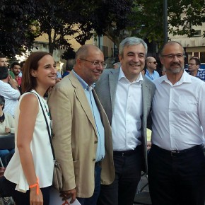 Luís Garicano apoya a Francisco Igea en el cierre de campaña en Valladolid