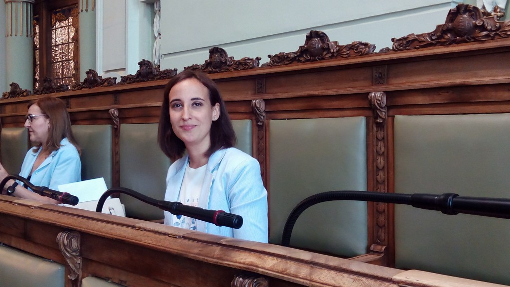 Pilar Vicente en el Pleno sobre el Estado de la Ciudad
