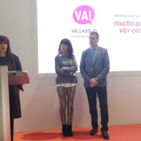Nuria Duque presenta el stand de Valladolid en la 23 edición de Intur
