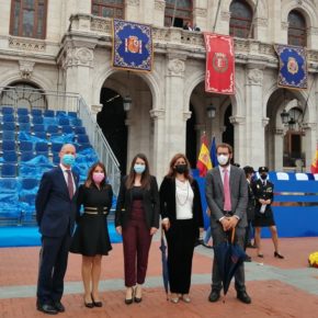 La Vicepresidenta de la Diputación, Gema Gómez, participa junto con otros dirigentes del Partido Liberal en la provincia, en el acto central para conmemorar por el Día de la Policía