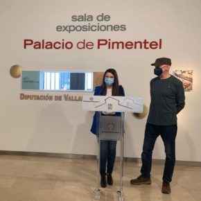 La Vicepresidenta de la Diputación y Portavoz de Ciudadanos, Gema Gómez, inaugura la exposición 'Opni' del artista vallisoletano Javier Bustelo