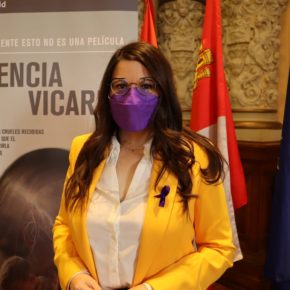 Gema Gómez, Vicepresidenta de la Diputación y Concejal en el Ayuntamiento de Valladolid, participa en los actos del Día Internacional de la Eliminación de la Violencia contra la Mujer.
