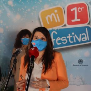 La Vicepresidenta de la Diputación de Valladolid, Gema Gómez, participa en la presentación de 'Mi Primer Festival', el mayor Festival de Música Infantil de España