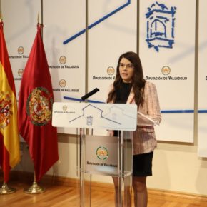 La Vicepresidenta de la Diputación de Valladolid y Diputada de Cultura y Turismo, Gema Gómez, presenta, junto a la Alcaldesa de La Cistérniga, la V edición del Festival Fonsofolk