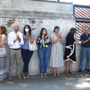 La vicepresidenta de la Diputación de Valladolid, Gema Gómez, se suma a los 5 minutos de silencio en homenaje a Miguel Ángel Blanco, asesinado por ETA hace 25 años