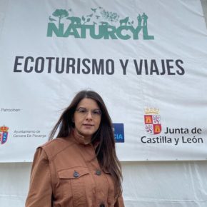 La diputada de Turismo y vicepresidenta de la Diputación, Gema gómez, promociona la provincia de Valladolid en la Feria de Ecoturismo de Castilla y León NATURCYL