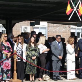 La vicepresidenta de la Diputación de Valladolid, Gema Gómez, asiste al acto Institucional del Día de la Guardia Civil con motivo de la festividad de la Virgen del Pilar, Patrona de la Guardia Civil