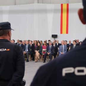 La vicepresidenta de la Diputación de Valladolid y portavoz del grupo provincial Ciudadanos, Gema Gómez, asiste al acto en honor del Día del Patrón de la Policía Nacional