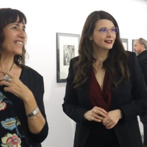 La diputada de Cultura, Gema Gómez, presenta la exposición de Malu Riaza 'El Orden Natural', que alberga el Teatro Zorrilla