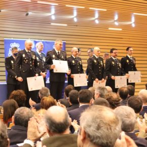 La vicepresidenta de la Diputación de Valladolid, Gema Gómez, asiste a los actos de celebración por el 199 Aniversario de la Fundación de la Policía Nacional