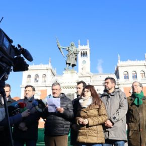 Ciudadanos Valladolid participa en los actos para celebrar el Día Mundial contra el Cáncer, en la plaza mayor de la capital