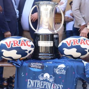 La vicepresidenta de la Diputación de Valladolid y portavoz de Ciudadanos, Gema Gómez, participa en la recepción del equipo VRAC, vencedores de la Copa del Rey del Rugby